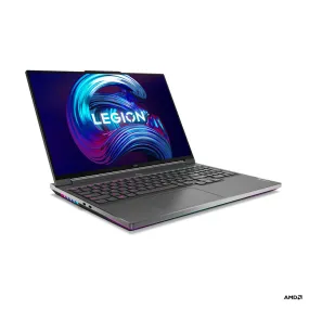 Lenovo Legion 7 16ARHA7 AMD Ryzen™ 7 6800H Laptop 40.6 cm (16") WQXGA 16 GB DDR5-SDRAM 1 TB SSD AMD Radeon RX 6850M XT Wi-Fi 6E (802.11ax) Windows 11 Home Grey