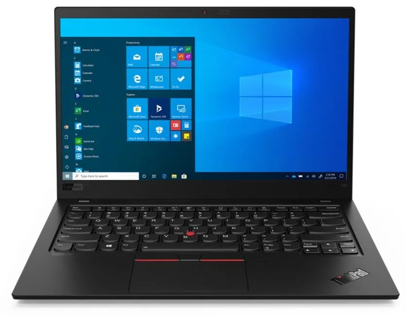 Lenovo ThinkPad X1 Carbon Gen 8 14" FHD Notebook, Intel i5-10210U, 1.60GHz, 8GB RAM, 256GB SSD, Win10P - 20U9003VUS