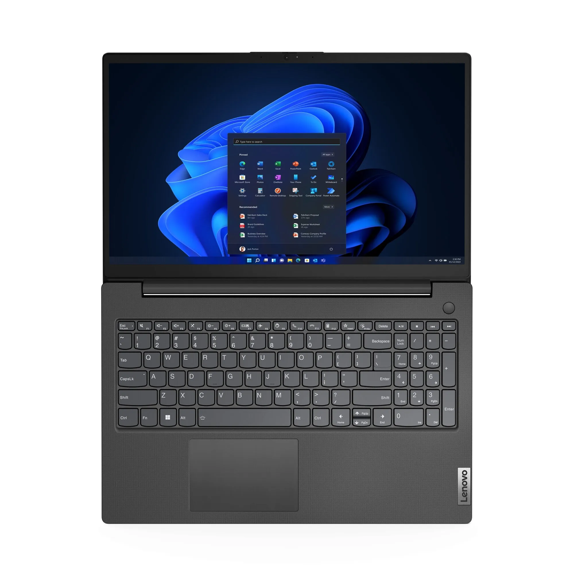 Lenovo V V15, AMD Ryzen 5 5625U (2.3GHz), 8GB DDR4-SDRAM, 512GB SSD, 39.6 cm (15.6") Full HD 1920 x 1080 TN, AMD Radeon Graphics, LAN, WLAN, Webcam, Windows 11 Home 64-bit