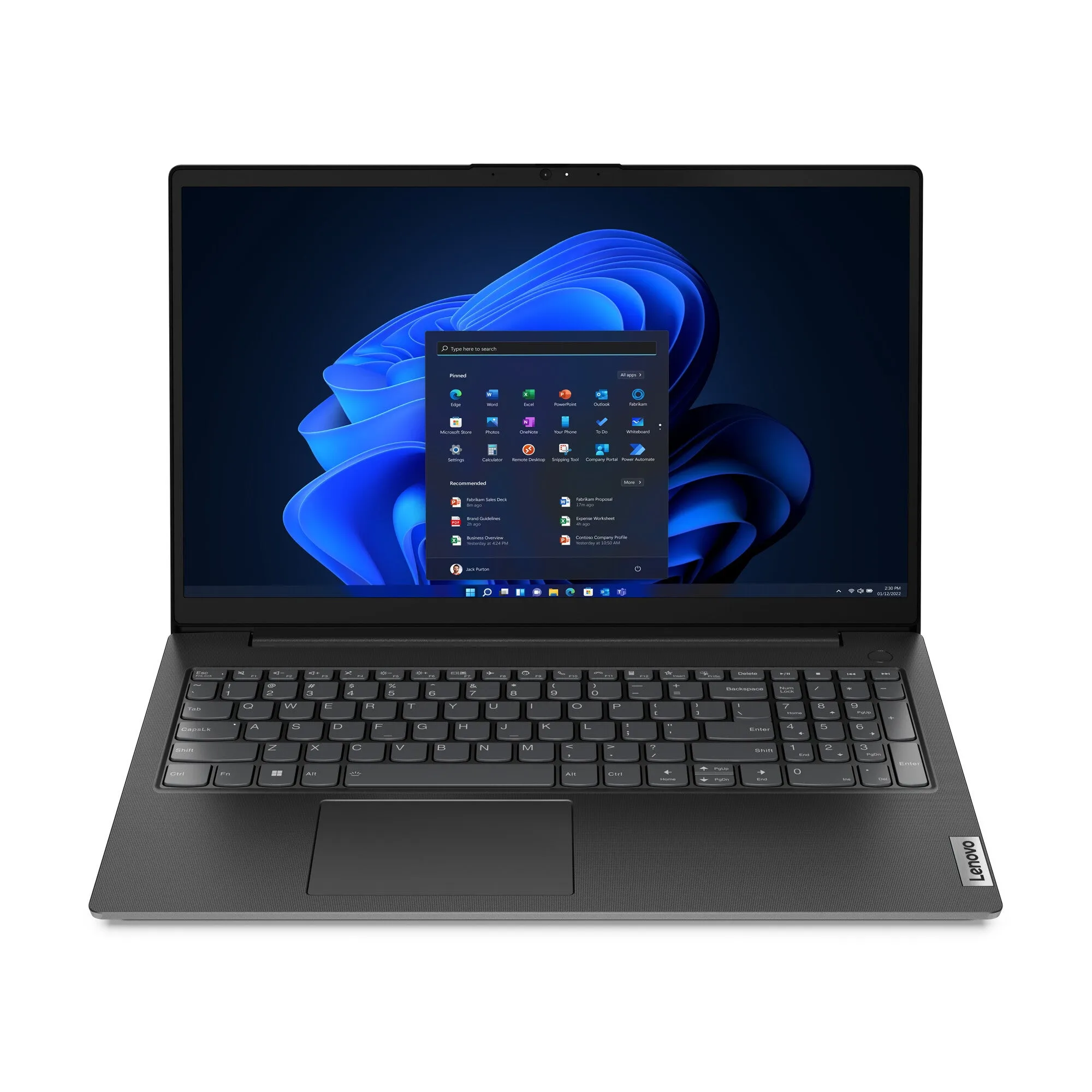 Lenovo V V15, AMD Ryzen 5 5625U (2.3GHz), 8GB DDR4-SDRAM, 512GB SSD, 39.6 cm (15.6") Full HD 1920 x 1080 TN, AMD Radeon Graphics, LAN, WLAN, Webcam, Windows 11 Home 64-bit