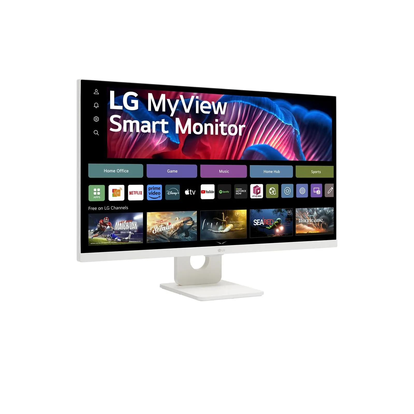 LG 27SR73U-W 27" IPS 4K UHD Smart Monitor with webOS 23