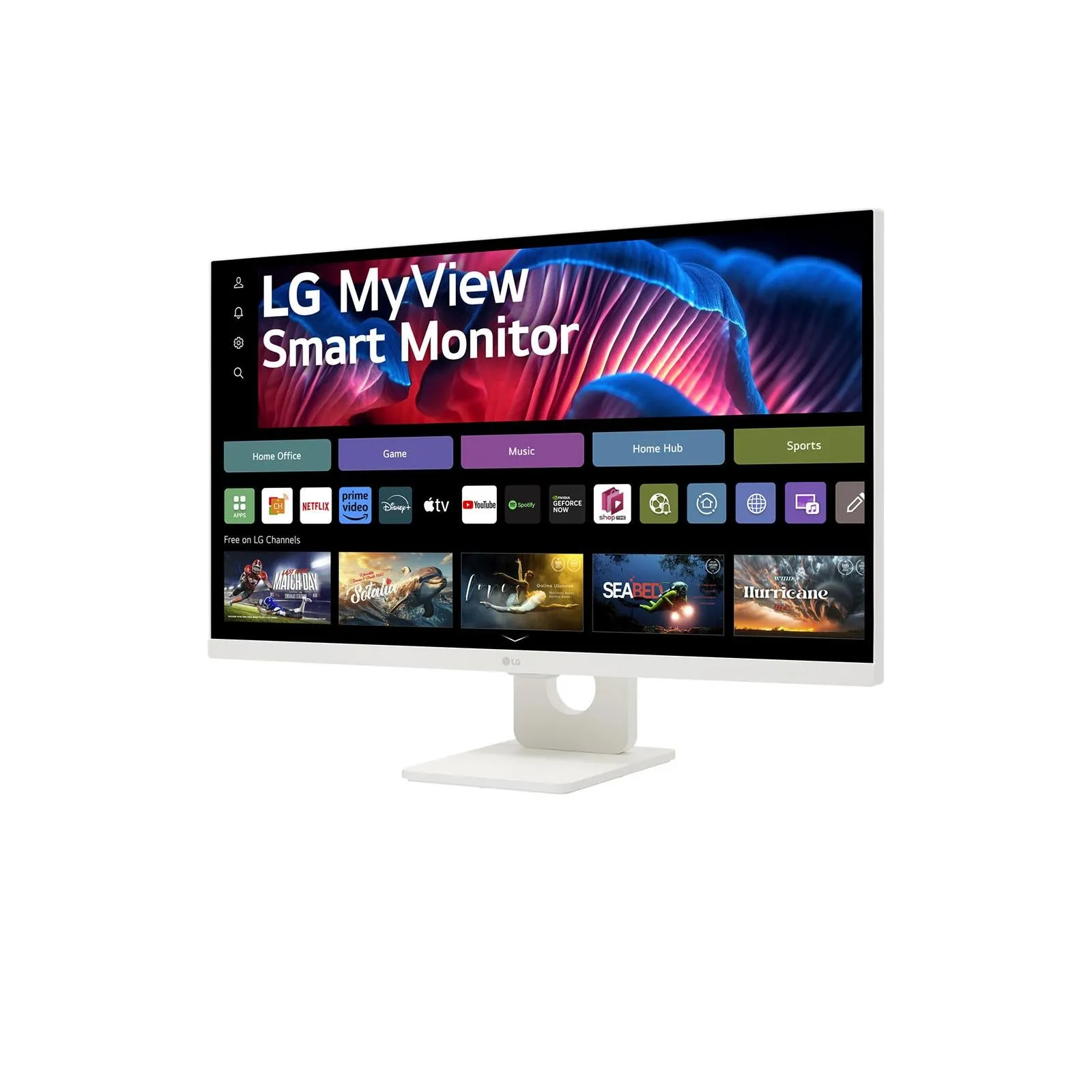 LG 27SR73U-W 27" IPS 4K UHD Smart Monitor with webOS 23