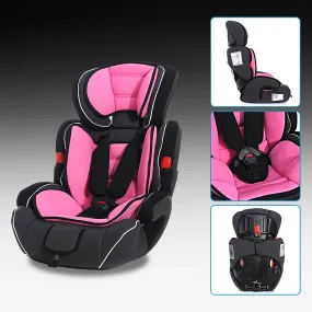 Light Pink Black Car Seat