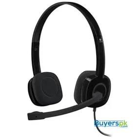 Logitech H151 Stereo Headset with Noise-cancelling Microphone