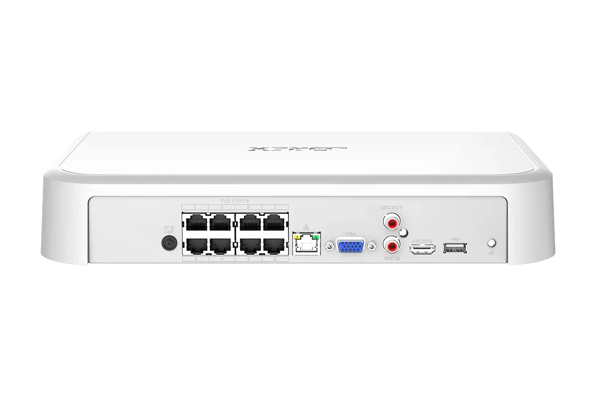 Lorex Fusion Series 4K 16 Channel (8 Wired   8 Fusion Wi-Fi) 2TB Wired System with H12 Wired 4K IP Bullet Cameras