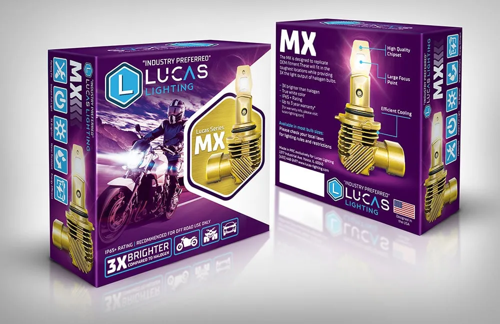 Lucas Lighting MX-H11 MX Series Headlight Bulb (Pair)