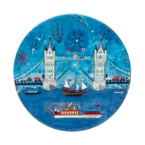 Lucy Loveheart The Wonder Bridge Ceramic Coaster