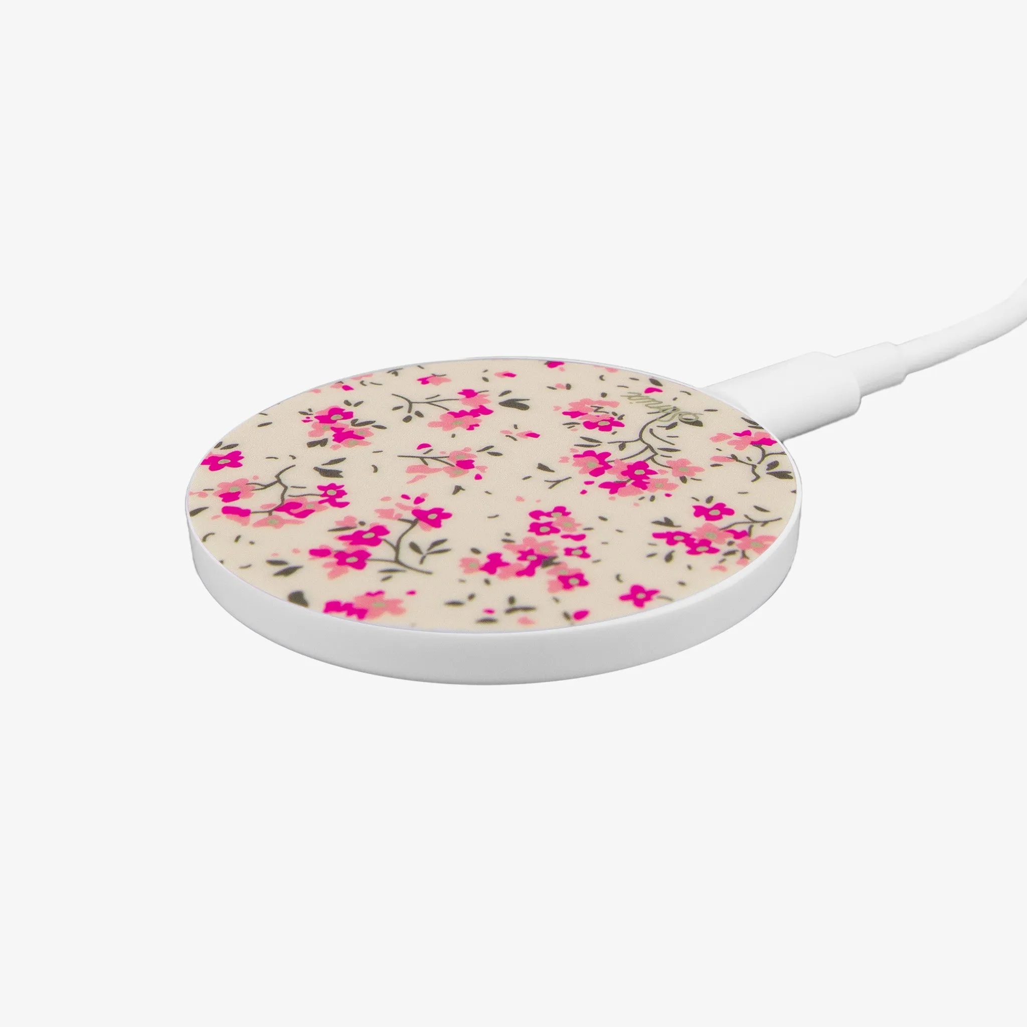 MagLink™ Magnetic Charger - Cottage Floral Pink