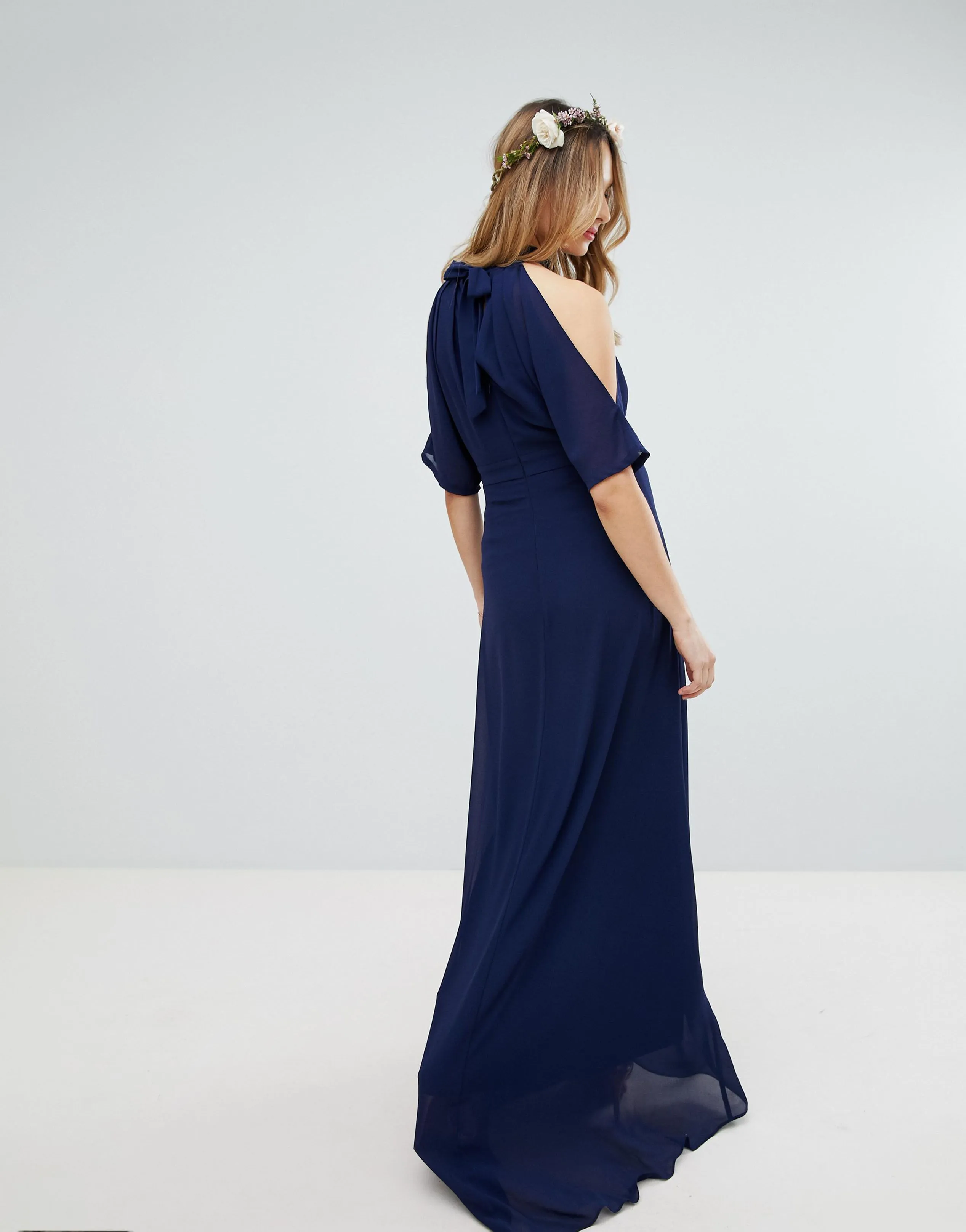 Midnight Blue Maternity Dress