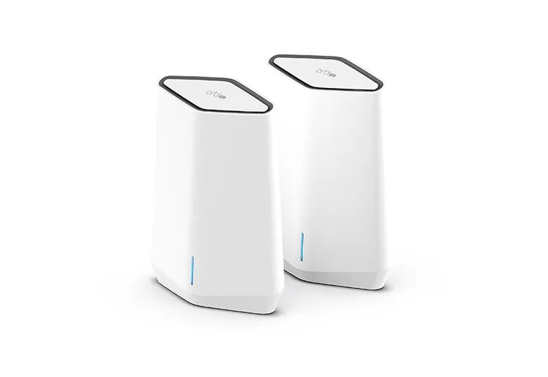 Netgear AX5400 Tri-Band Orbi Pro WiFi 6 Mesh System, 1 WiFi Router   2 Satellites - SXK50B3-100NAS