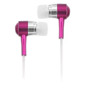 Noise Isolation HQ Metal Earbuds - Pink