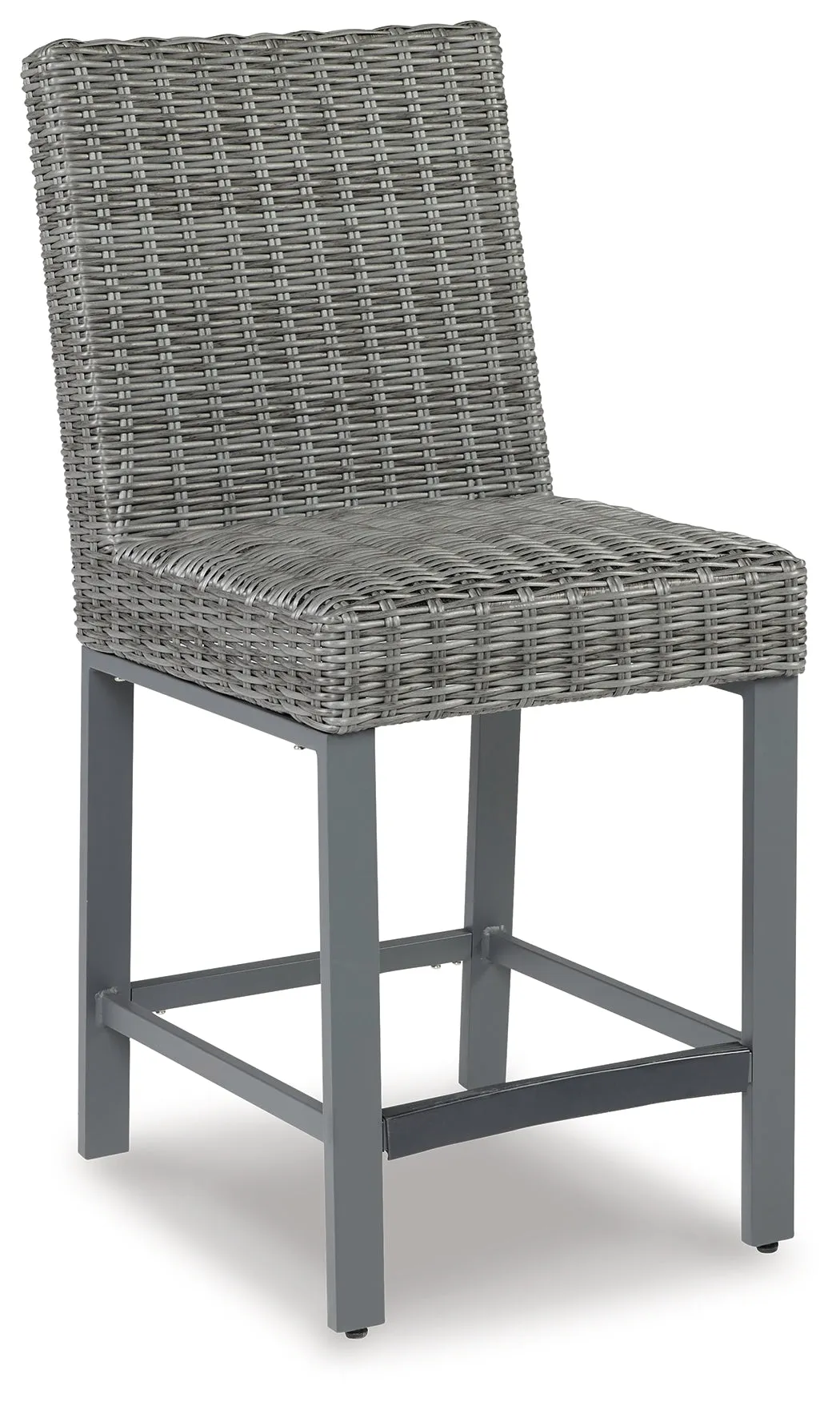 Palazzo Outdoor Bar Table and 4 Barstools in Gray