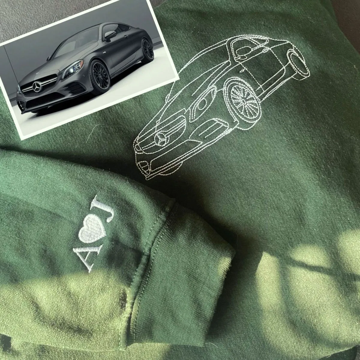 Personalized Birthday Gifts for Car Guys with Car on Hoodie or Sweatshirt