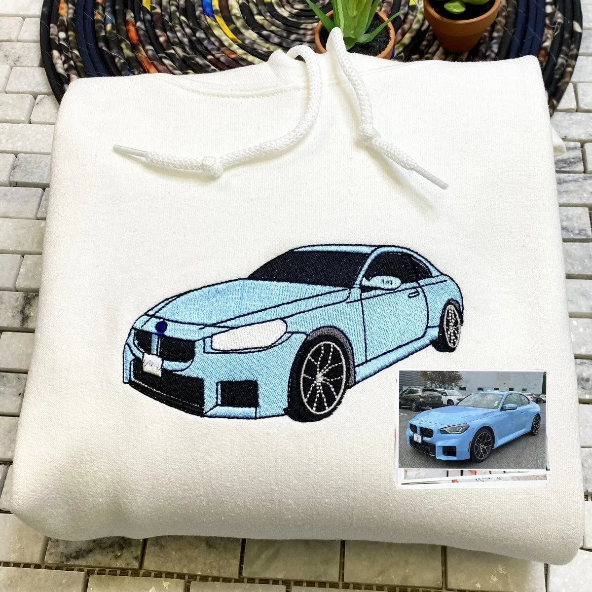 Personalized Birthday Gifts for Car Guys with Car on Hoodie or Sweatshirt