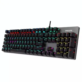 Philips SPK8404 Wired Mechanical Gaming Keyboard - Black