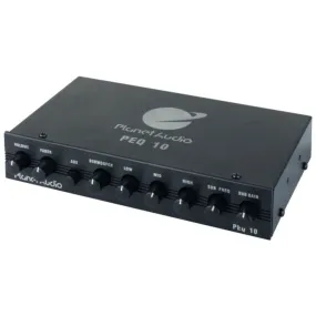 Planet Audio PEQ10 Half-DIN 4-Band Graphic Equalizer