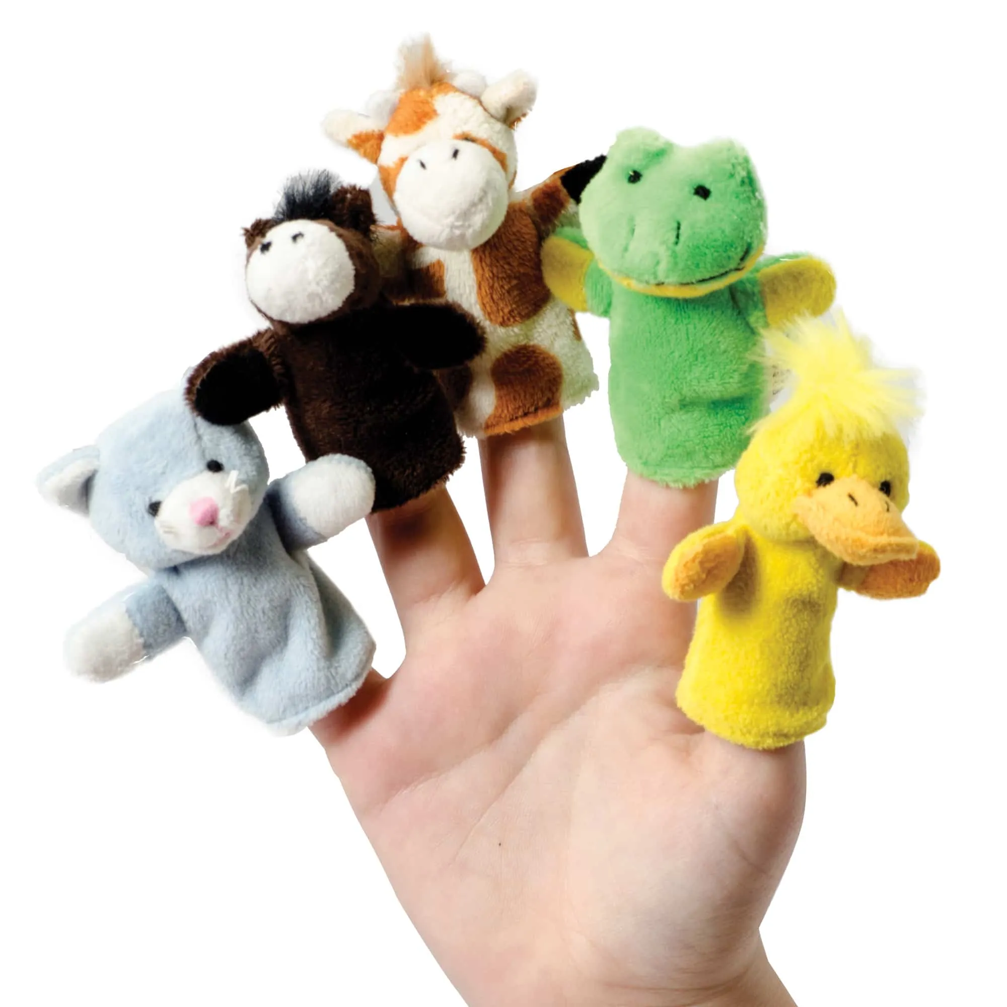 Plush Finger Puppets- Asst