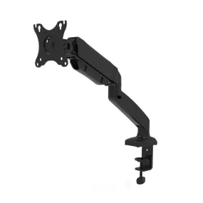 Port Monitor Arm Vesa Single Screen - Black