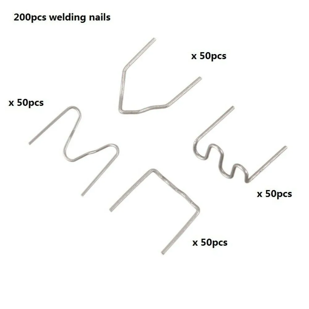 Rapid Heating Plastic Welder Repair Kit with 200 Staples