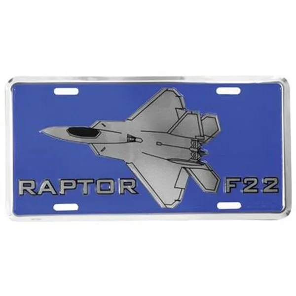 Raptor F22 License Plate