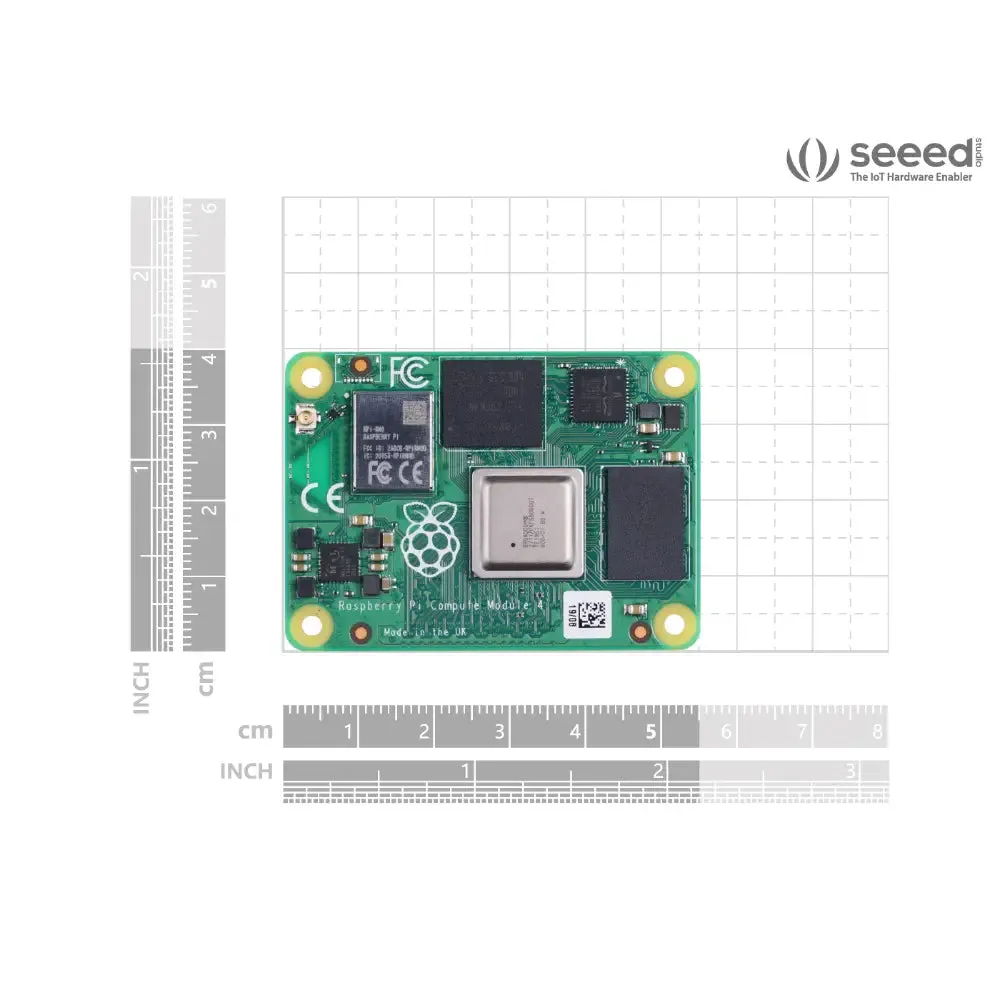 Raspberry Pi Compute Module 4 - 8GB RAM, 32GB eMMC, WiFi & Bluetooth (CM4108032)