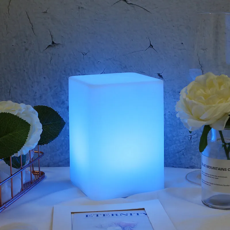 Rectangle Shape WiFi Smart Table Lamp Compatible with Alexa Voice Control Hand Touch LED by APP