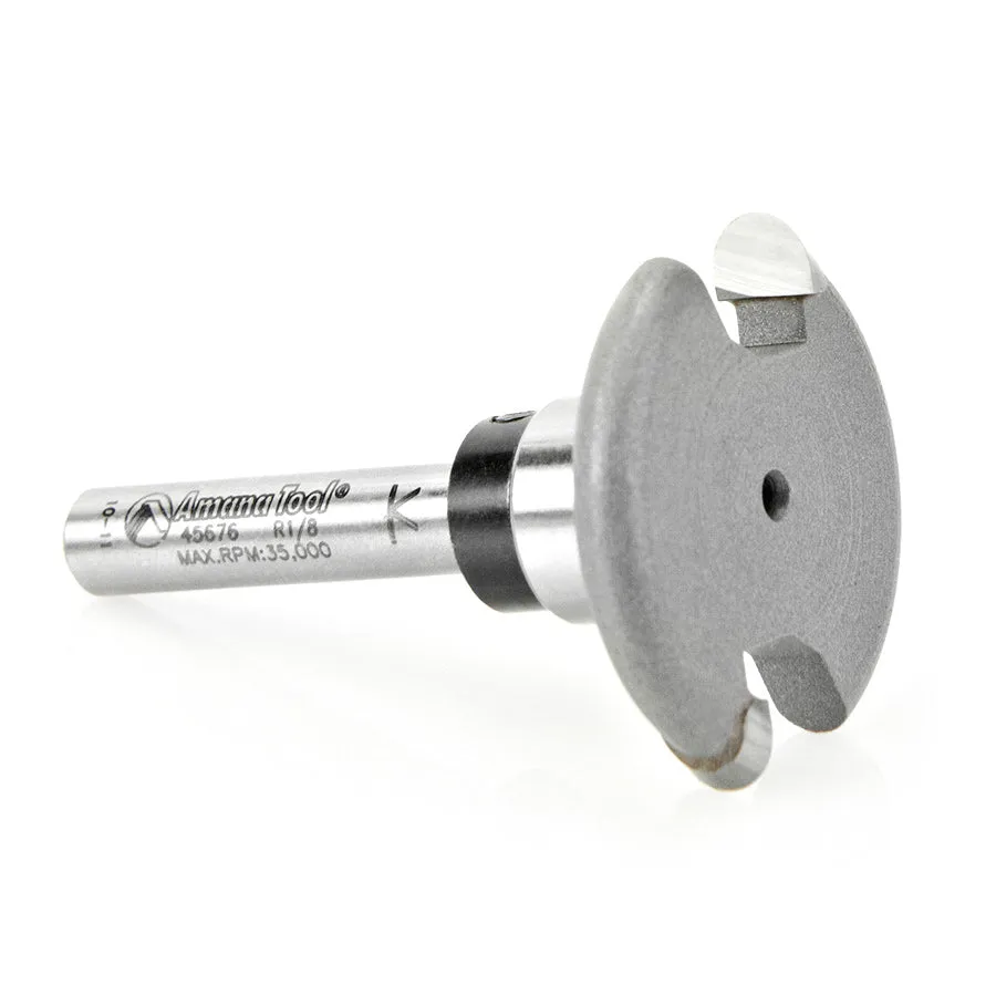 Rounded Dedicated Cutter Router Bit | 1⁄8 Radius x 1 1⁄4 Dia x 1⁄4 x 1⁄4" Shank | 45676 | 738685456767