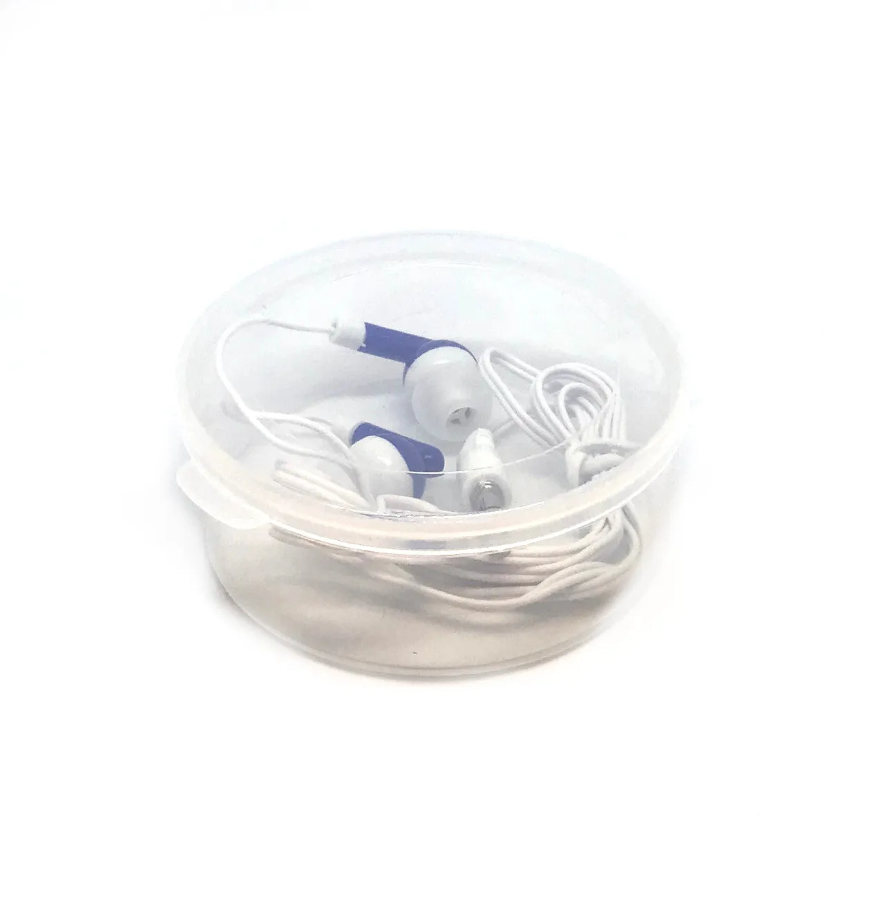 Royal Blue Stereo Earbud Headphones