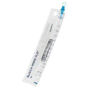 Rusch MMG H2O Intermittent Catheter Closed System with 0.9% Saline Pouch, 16 Fr