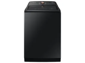 Samsung WA55A7700AV 5.5 cu. ft. Extra-Large Capacity Smart Top Load Washer with Auto Dispense System in Brushed Black