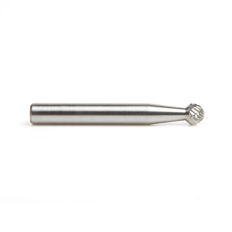 SD Burrs Ball Double Cut Burr Bit | 1⁄4 Dia x 7⁄32 x 1⁄4 Shank | BURS-152 | 738685152553