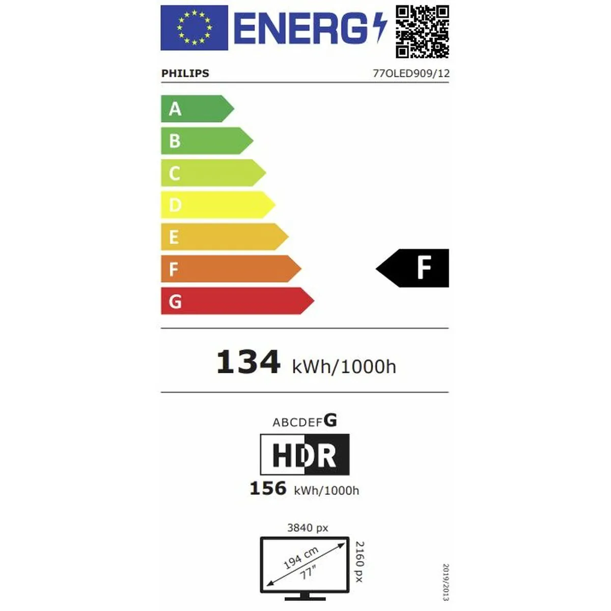 Smart TV Philips 77OLED909 4K Ultra HD OLED 77"