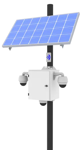 Solar Power Kits for Video Surveillance and Wireless Communications