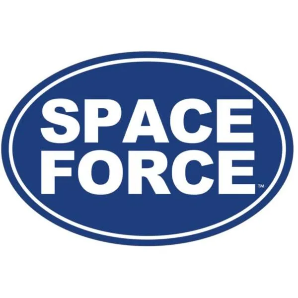 SPACE FORCE Oval Magnet