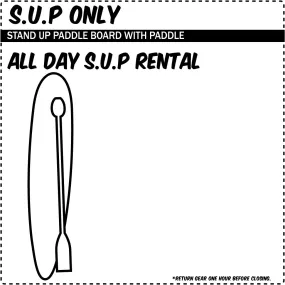 Stand-Up Paddleboard Rental (S.U.P)