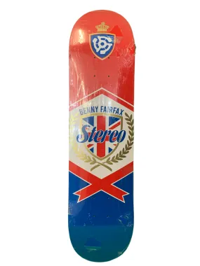 Stereo Benny Fairfax Kingdom Crest 7.75" Classic Skateboard Deck