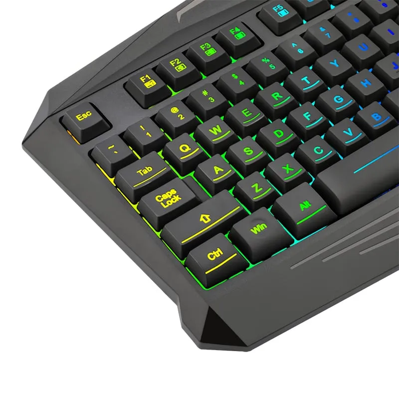 T-Dagger Tanker Rgb|104Key|25 Non-Conflict|Membrane Gaming Keyboard - Black