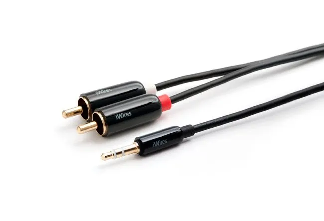 Techlink 710021 iWires 3.5mm To 2 X Rca / Phono Stereo Cable 1.0M