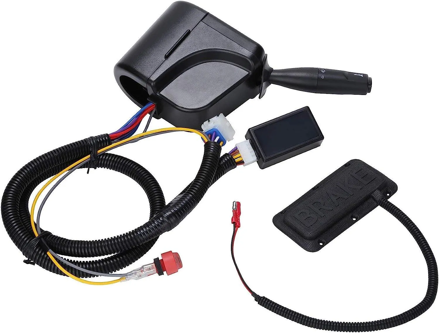 Universal Golf Cart Turn Signal Kit 9 Pin Plug Wire Harness - 10L0L