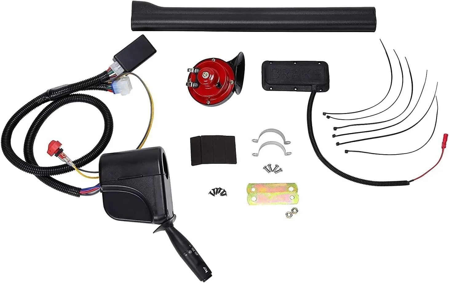 Universal Golf Cart Turn Signal Kit 9 Pin Plug Wire Harness - 10L0L