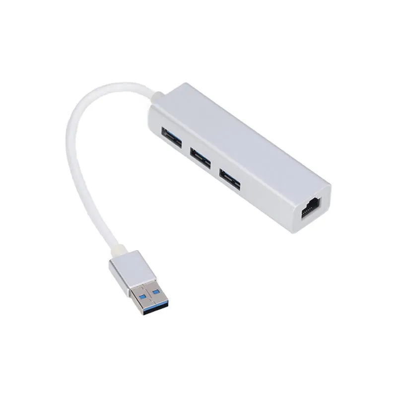 Usb To Rj45 Hub With 10/100/1000Mbps Ethernet Network Cable Adapter