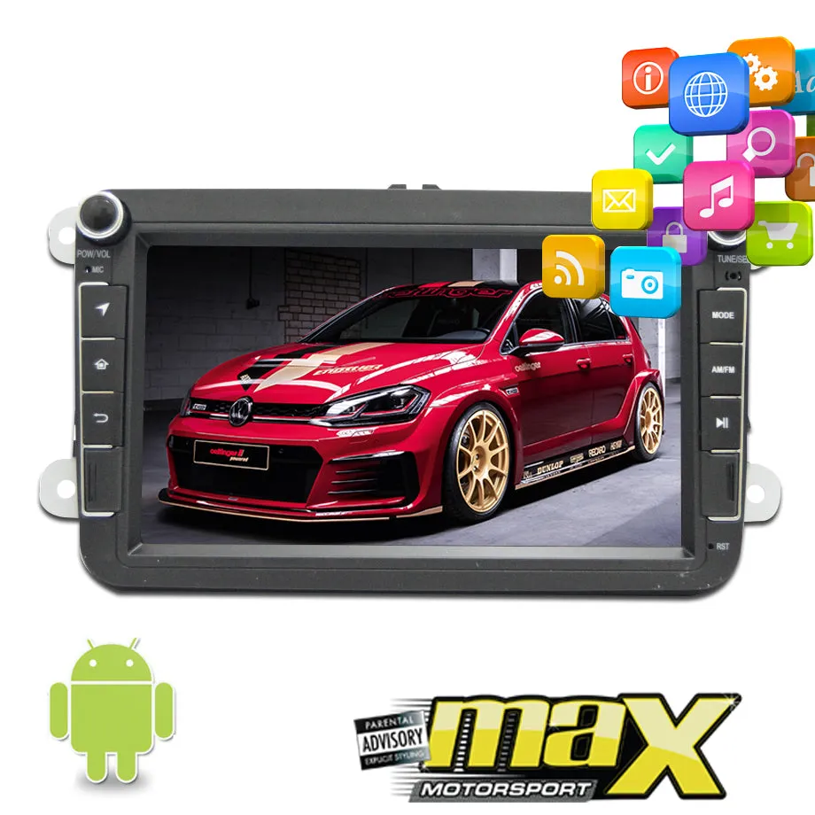 VW 8" Android DVD Entertainment & GPS Navigation System