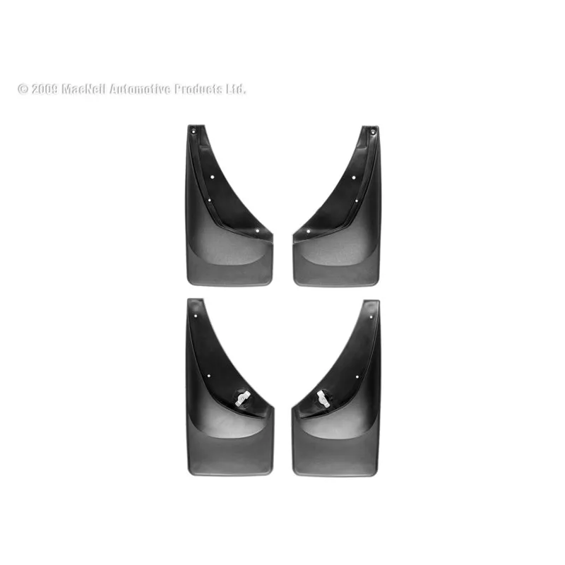 WeatherTech MudFlaps - Front/Rear - Black - GM Fullsize SUV/Truck 2000-07