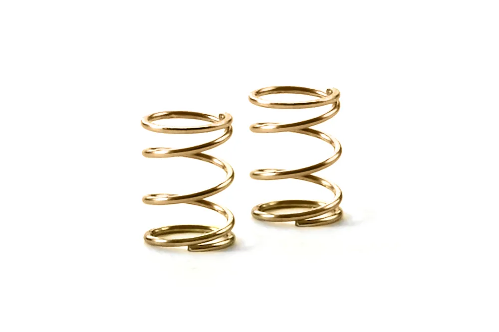 XRAY Spring 4.25 Coils 3.6x6x0.4mm, C=1.5 - Gold (Soft) (2) - XY372176