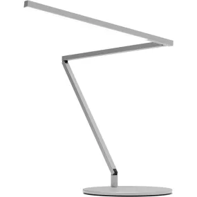 Z-Bar Gen 4 Silver Modern Neutral White LED Desk Lamp